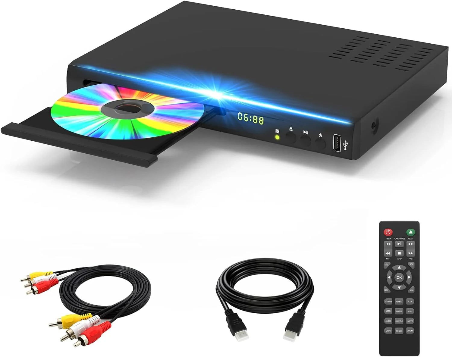 Blu Ray DVD Player 1080P Home Theater Disc System