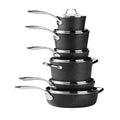 Starfrit The Rock 12-Piece Aluminum Non-Stick Cookware Set