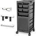 Lockable Salon Trolley Cart with 6 Drawers