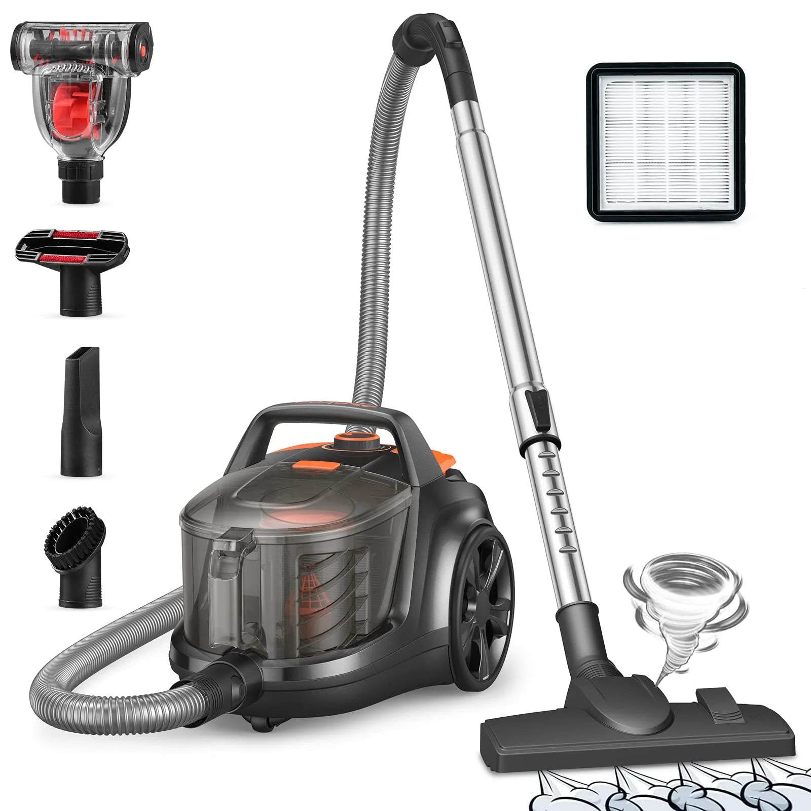 1200W Lightweight Bagless Vacuum Cleaner