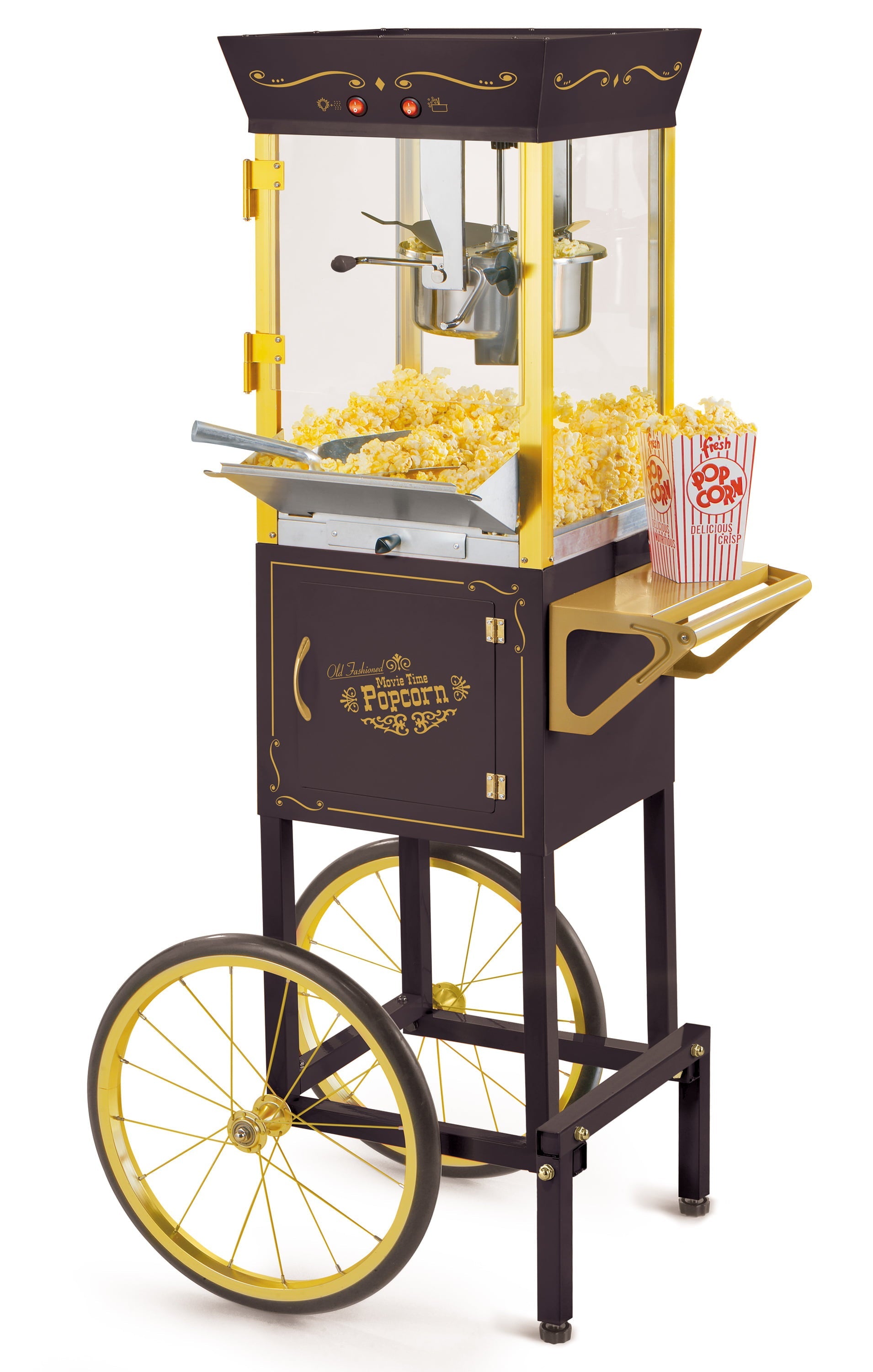 8 oz Vintage Commercial Popcorn Cart