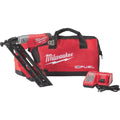 Milwaukee M18 FUEL 15-Gauge Angled Cordless Finish Nail Gun Kit