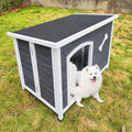 Outdoor Dog House Large Wooden Waterproof Dog Cage