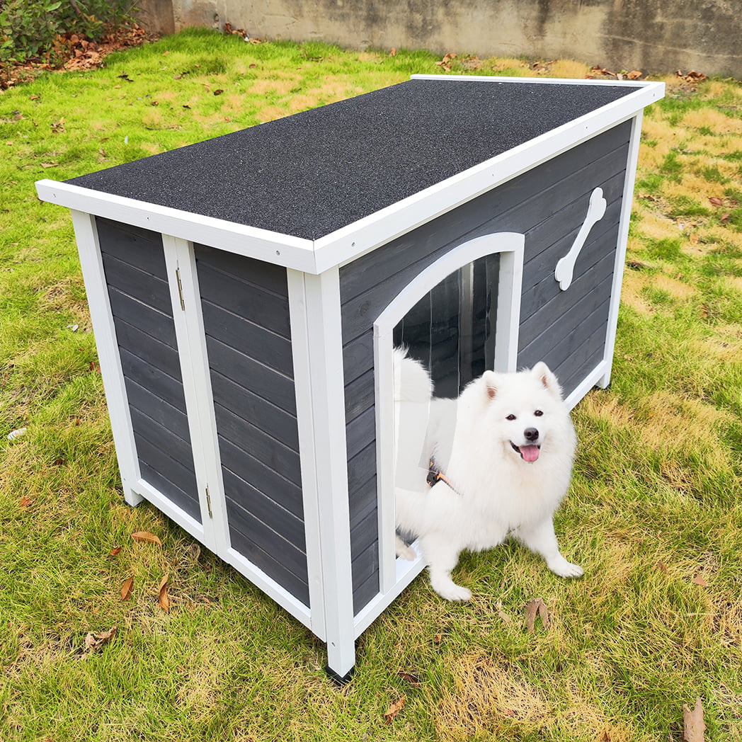 Outdoor Dog House Large Wooden Waterproof Dog Cage