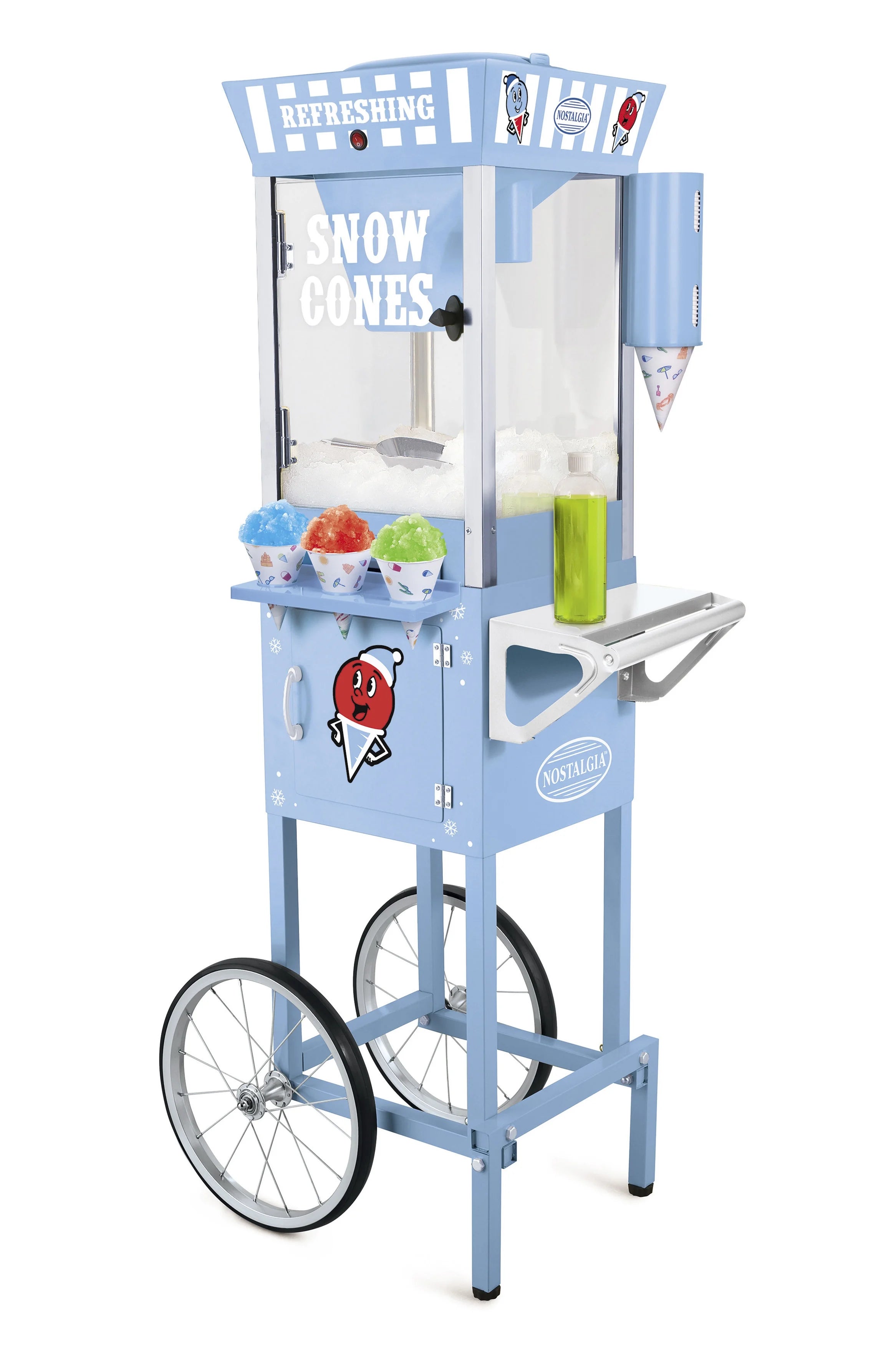 Nostalgia 54-Inch Old Fashioned Snow Cone Ice Cart