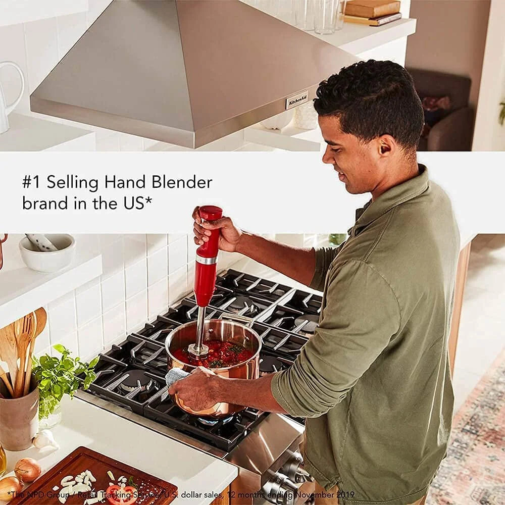 KitchenAid Cordless Variable Speed Hand Blender with Chopper (KHBBV83)