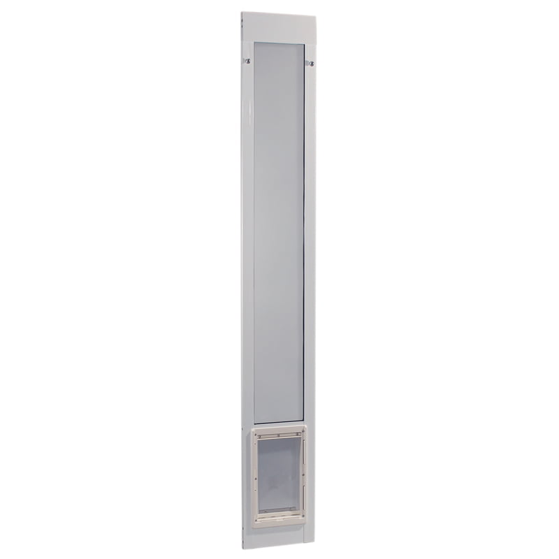 Glass Pet Door Aluminum 77 6 in H X 11 5 in W