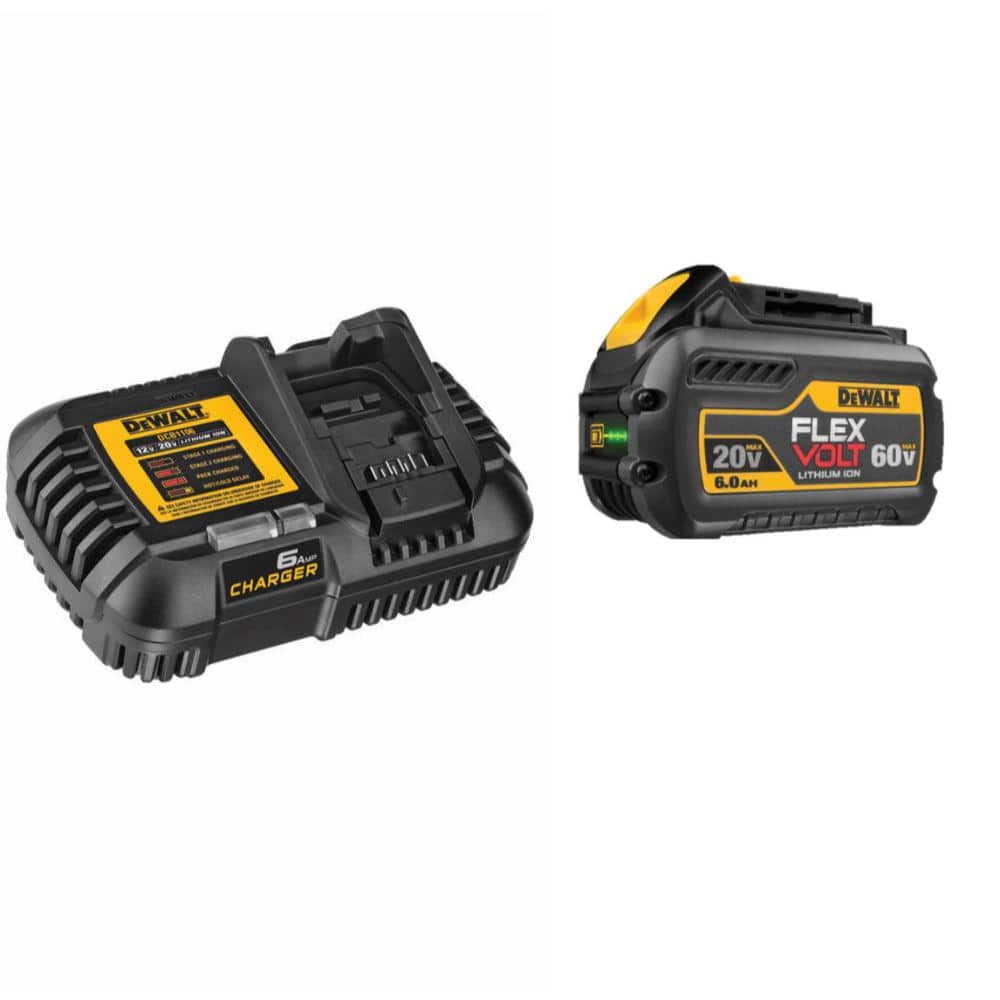20V/60V MAX Lithium Ion 6 0Ah Battery Pack with Charger