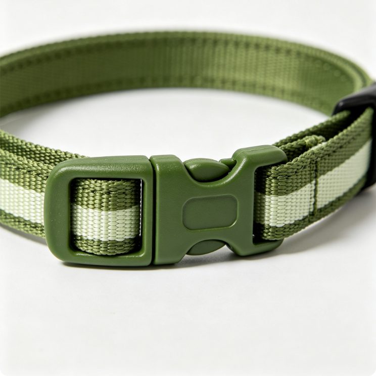 Barkbuddys-The Fritz Dog Collar - Durable, Waterproof&Two-Tone | Green